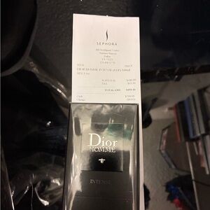 Dior Homme Intense Fragrance with Silver Accents